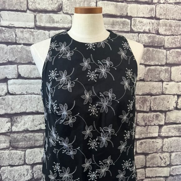 Barbara Lesser NWT Black & White Dress Size L - Picture 2 of 14